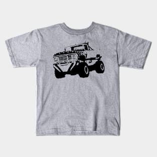 Monster Truck Pattern Kids T-Shirt